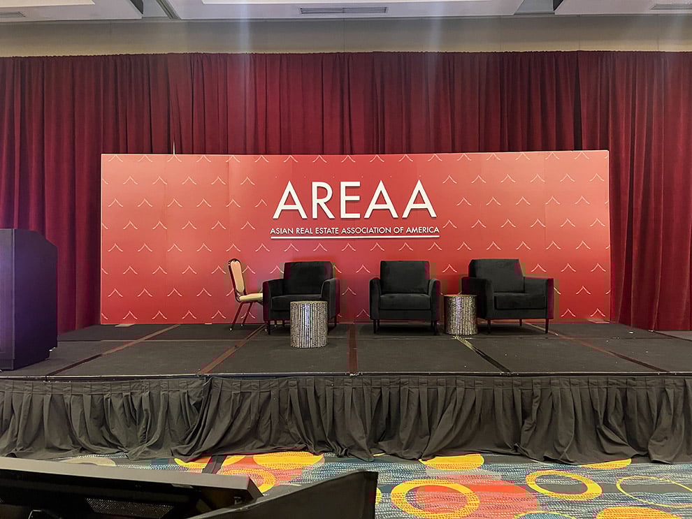 beMatrix modular displays with printed panels for events in Charlotte, NC