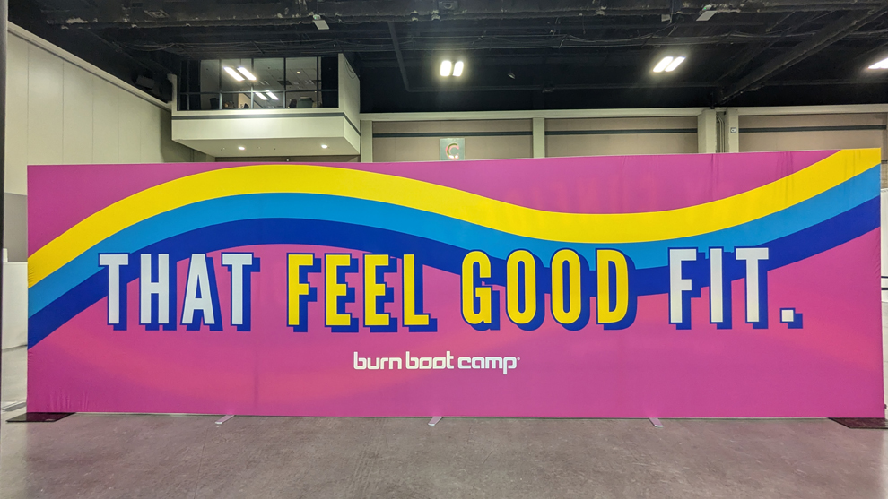 Customizable beMatrix modular displays installed for trade shows in Charlotte, NC