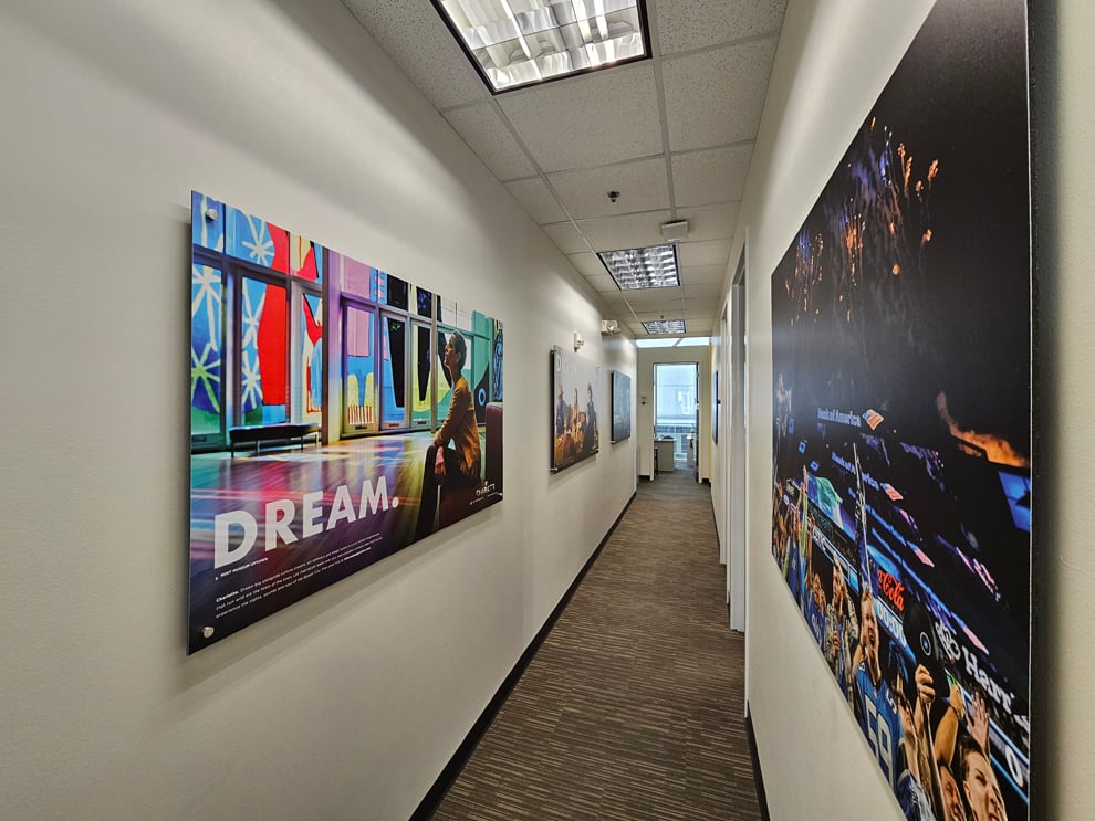 Custom signs and wall graphics designed for workplaces in Rock Hill, SC