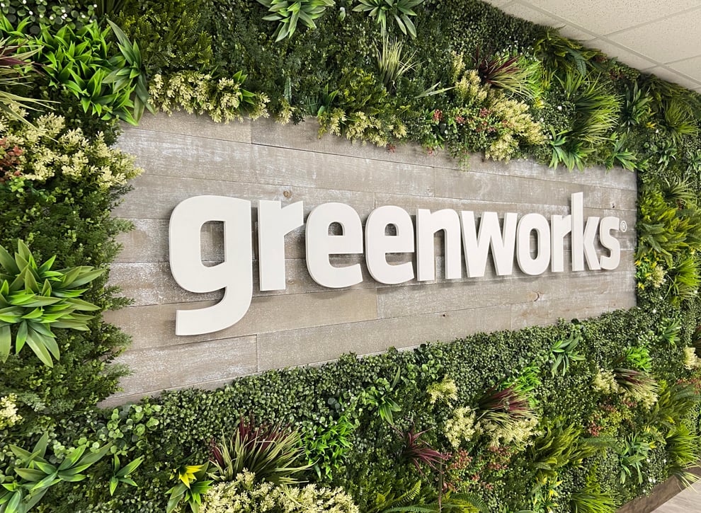 Dimensional Letters in Charlotte, NC designed and installed for corporate office entryways