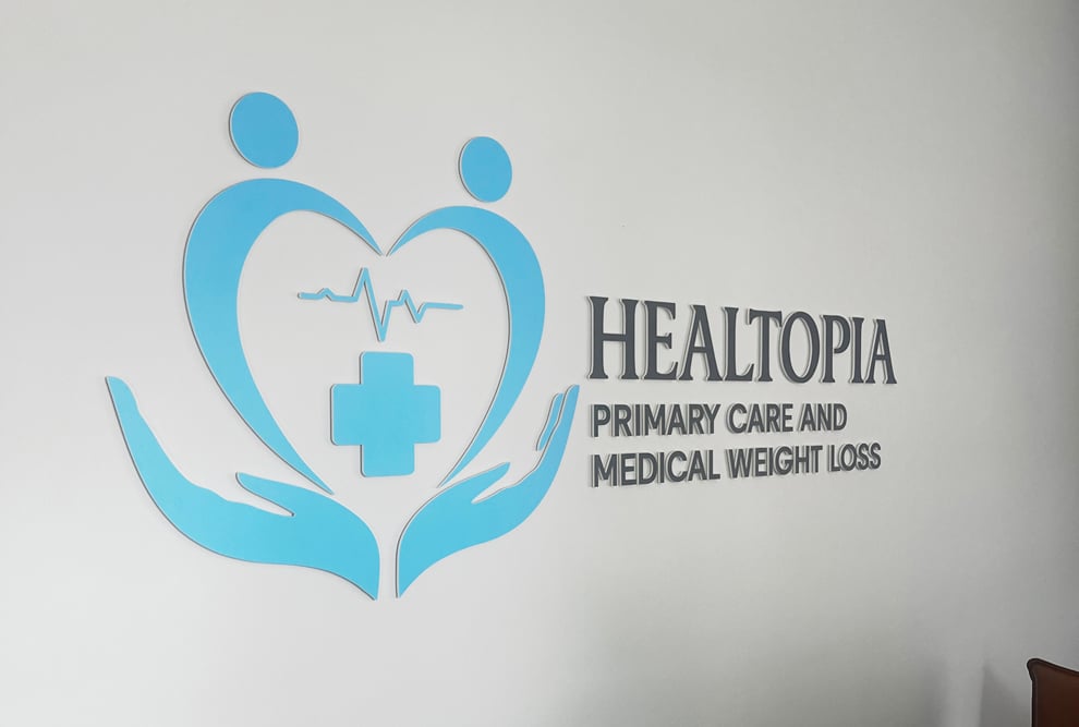 Dimensional Letters in Hickory, NC designed and installed for branded workplace walls