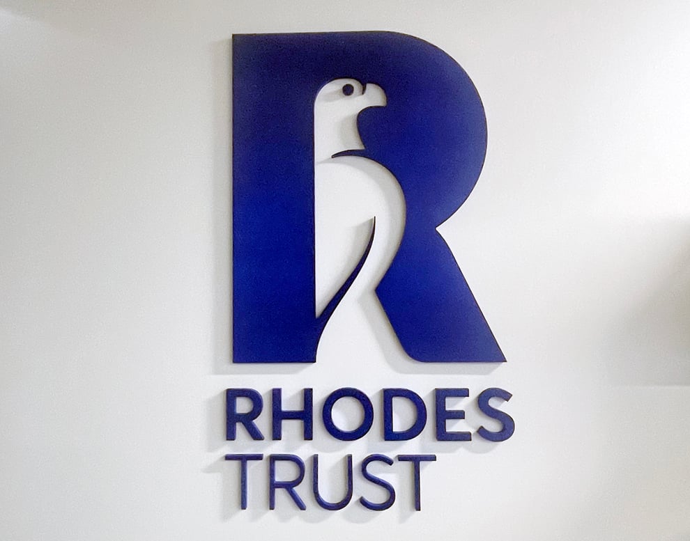 Dimensional Letters in Mooresville, NC designed and installed with brushed metal finishes for offices