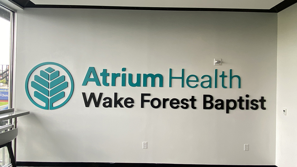 Dimensional Letters in Mooresville, NC designed and installed for company wall branding and culture displays