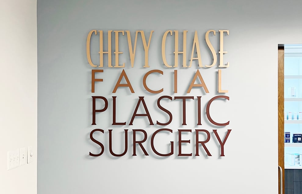 Dimensional Letters in Salisbury, NC designed and installed for interior business signage and displays