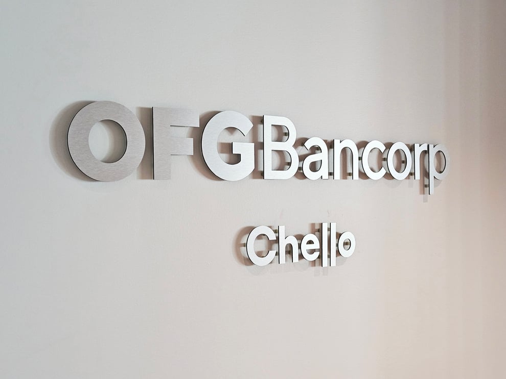 Dimensional Letters in Statesville, NC designed and installed with custom logos for workplace branding