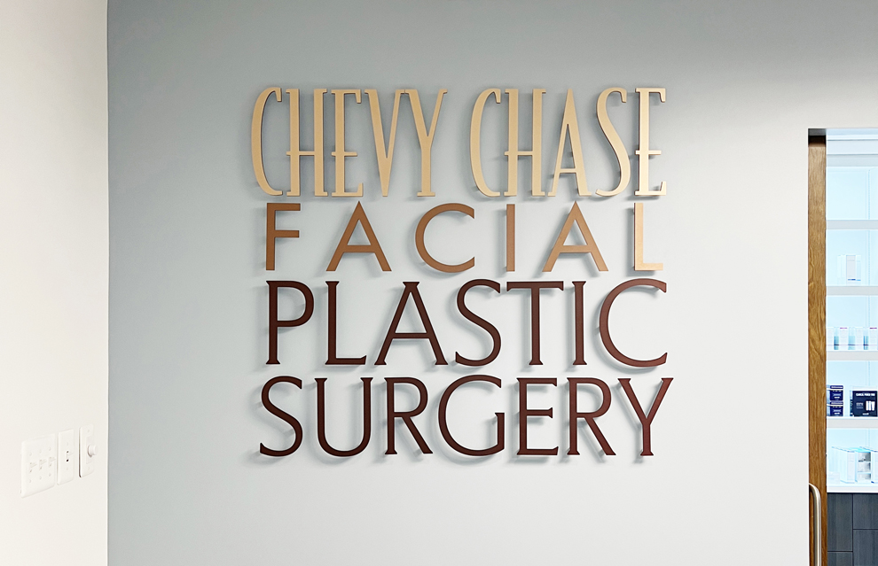 Dimensional Letters in Statesville, NC designed and installed for interior business signage and displays