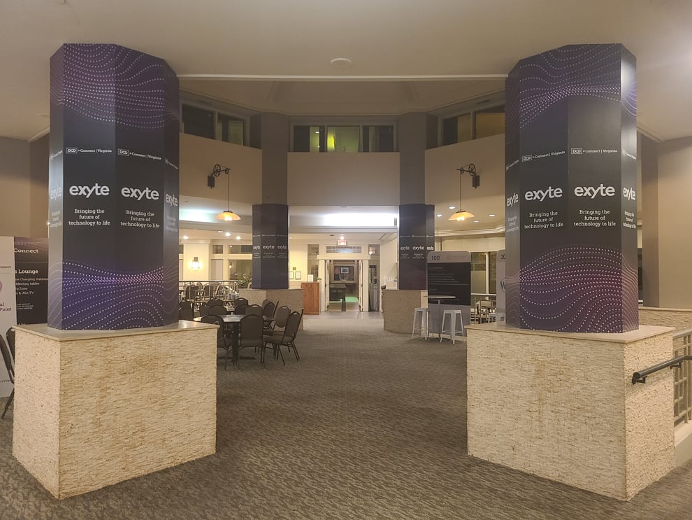 Event signage and branded displays for business meetings in Charlotte, NC