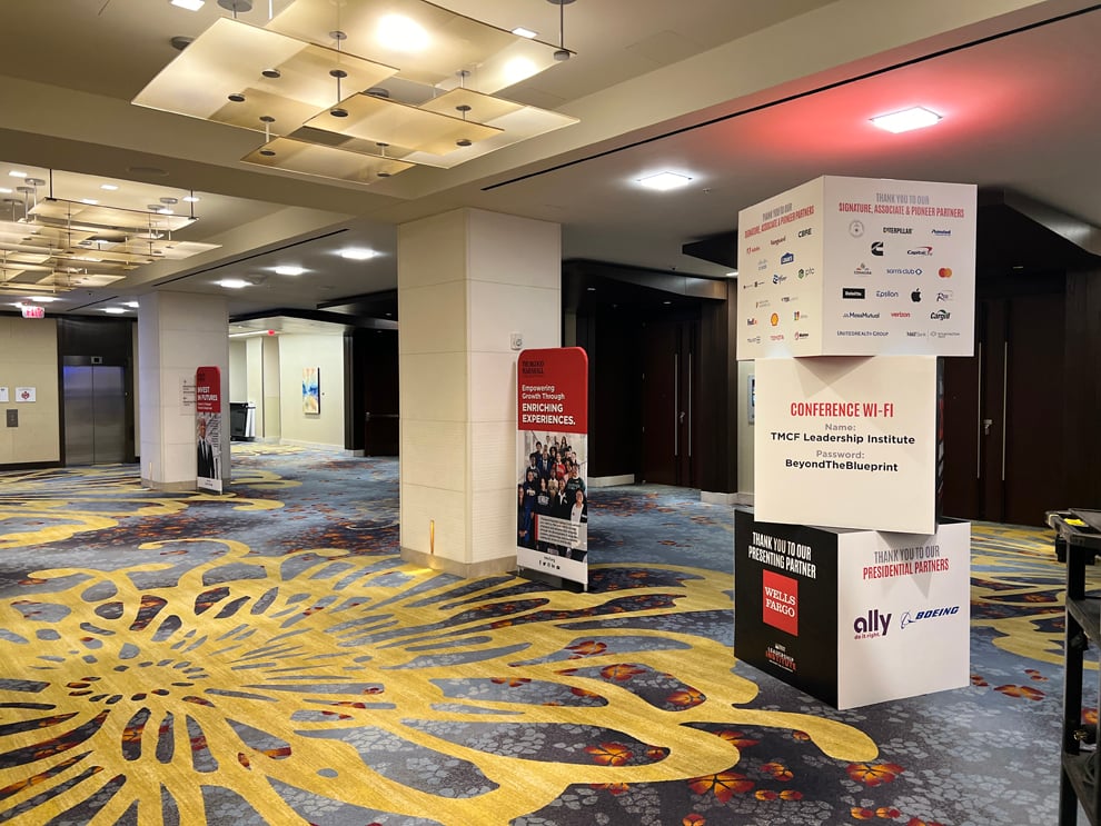 Event signs and branded wall displays in Charlotte, NC