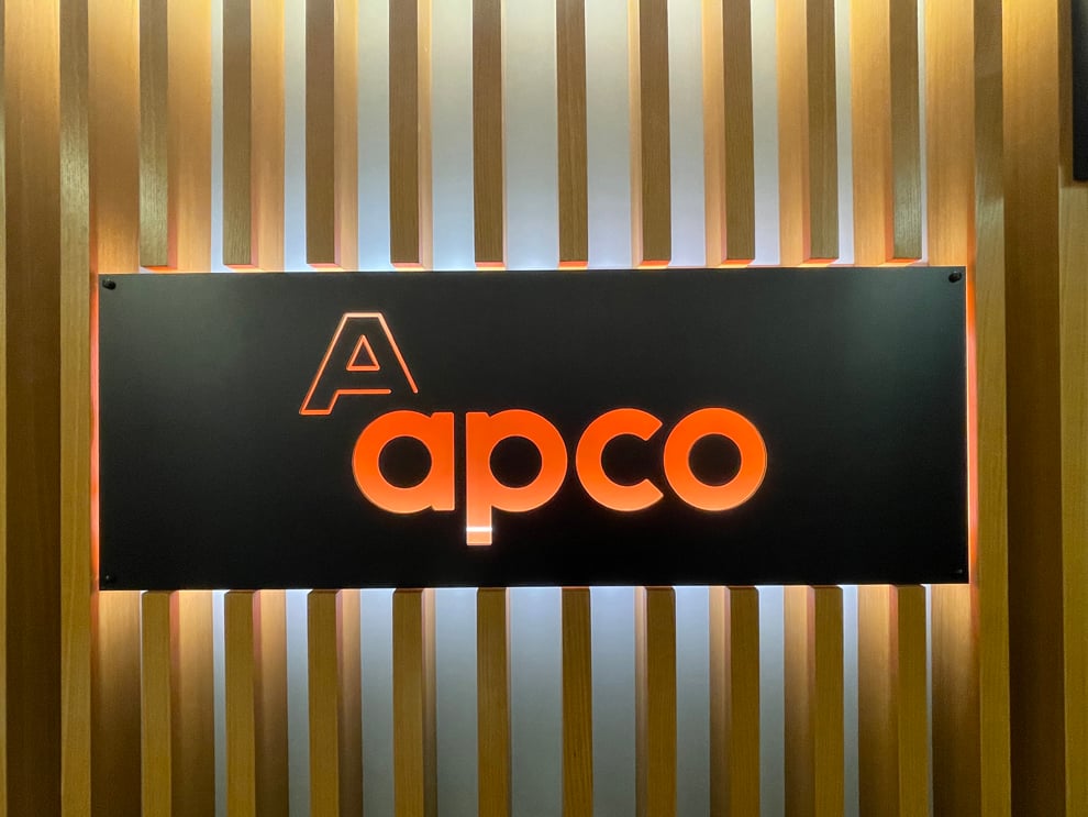 LED Backlit Signs in Rock Hill, SC designed and installed for modern workplace interiors