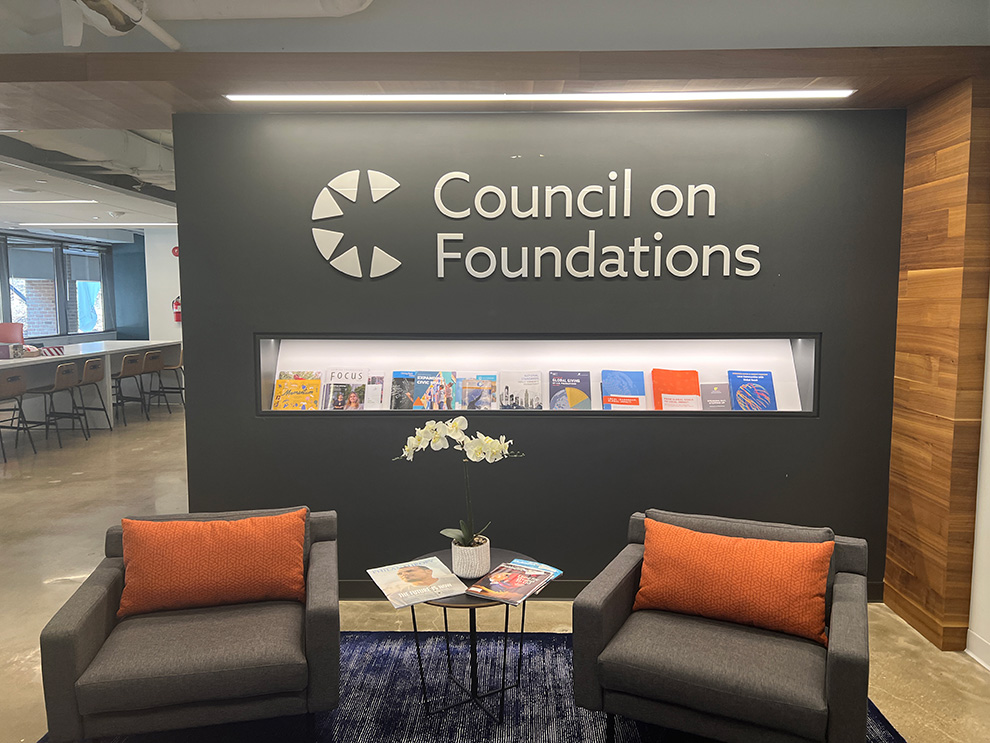 Lobby Signs Fort Mill SC designed and installed with reception wall lettering for office identity