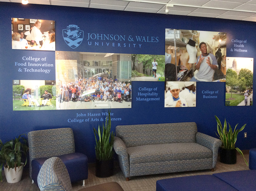 Lobby Signs Gastonia NC designed and installed for corporate wall branding in office environments