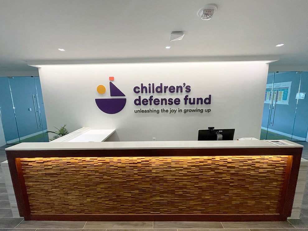 Lobby Signs Statesville NC designed and installed with custom interior graphics for corporate lobbies