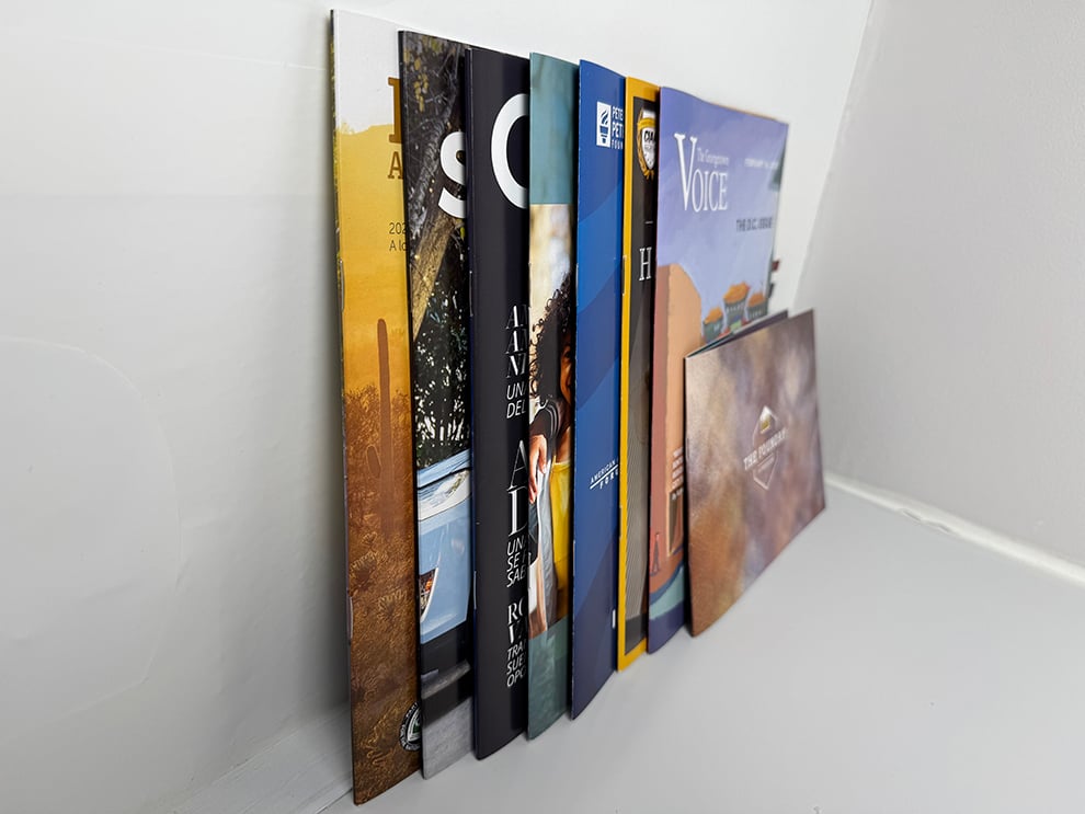 Magazine Printing in Charlotte, NC printed and mailed for custom full-color magazines and business branding