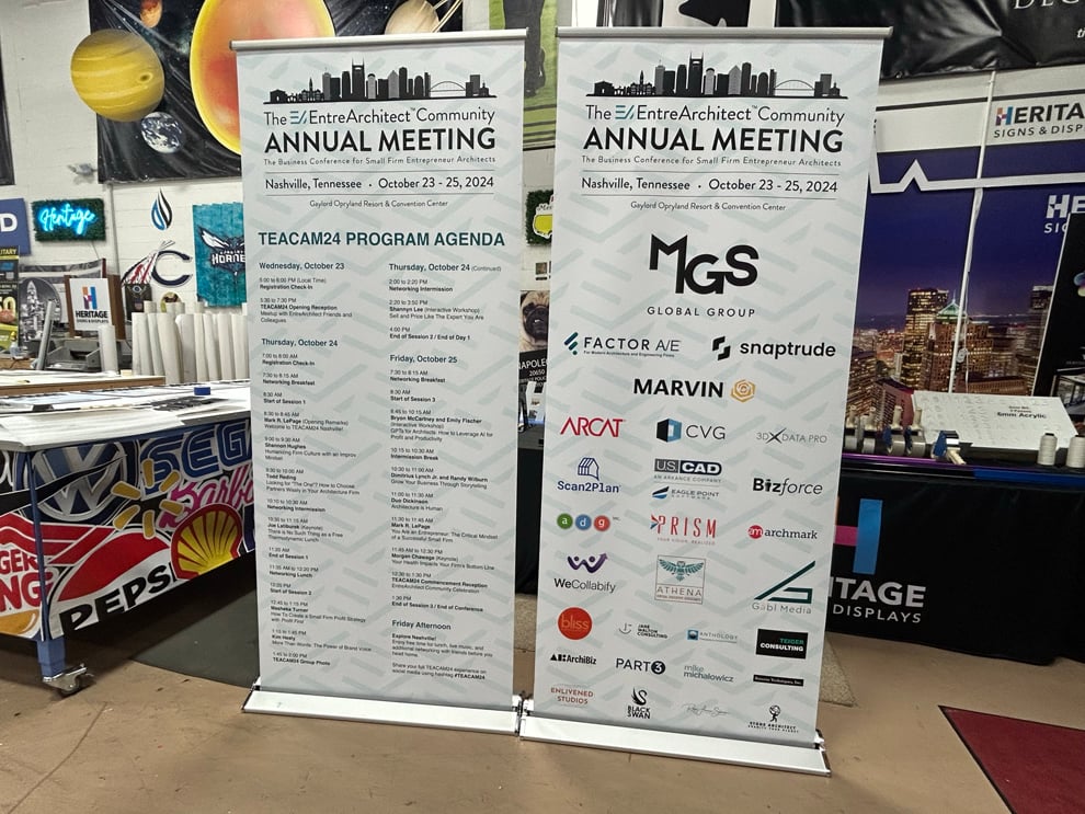 Roll up retractable banner stand with custom design Concord, NC