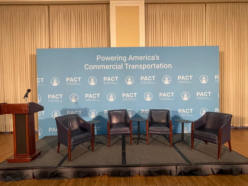 Free-standing SEG fabric graphics and backlit frames in Charlotte, NC