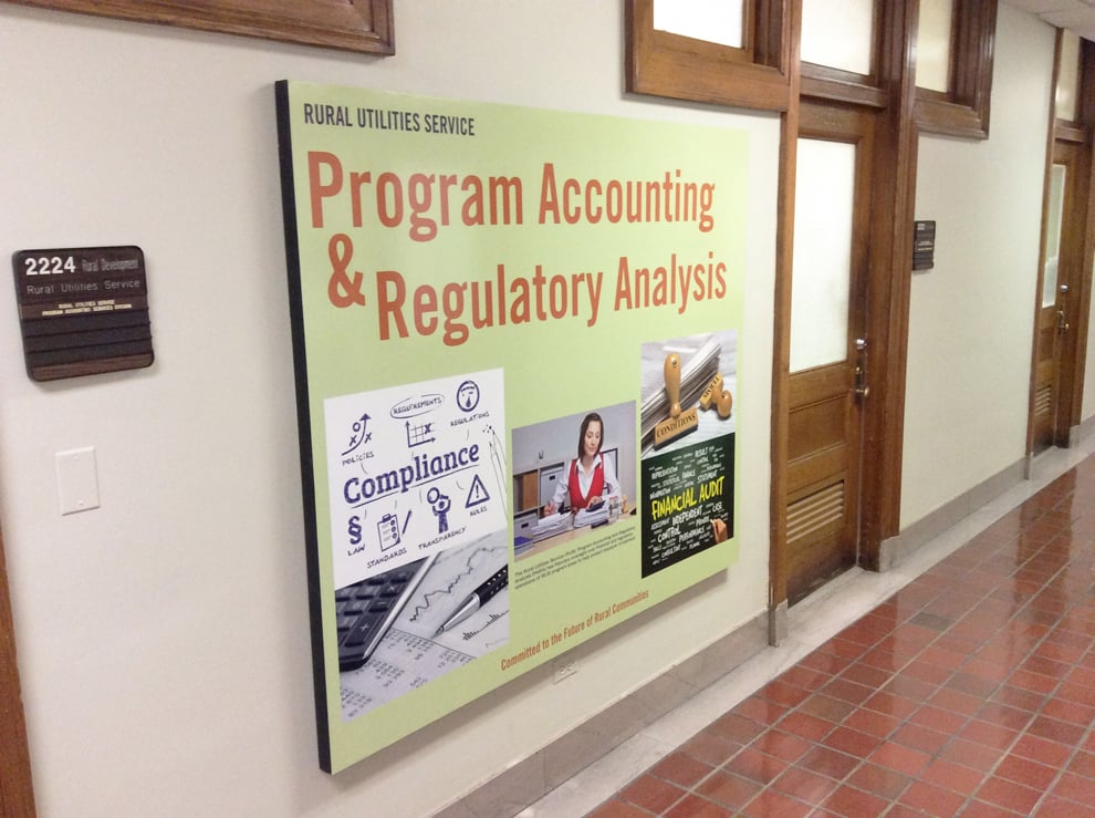 SEG fabric graphics installed for tradeshow booth display in Charlotte, NC