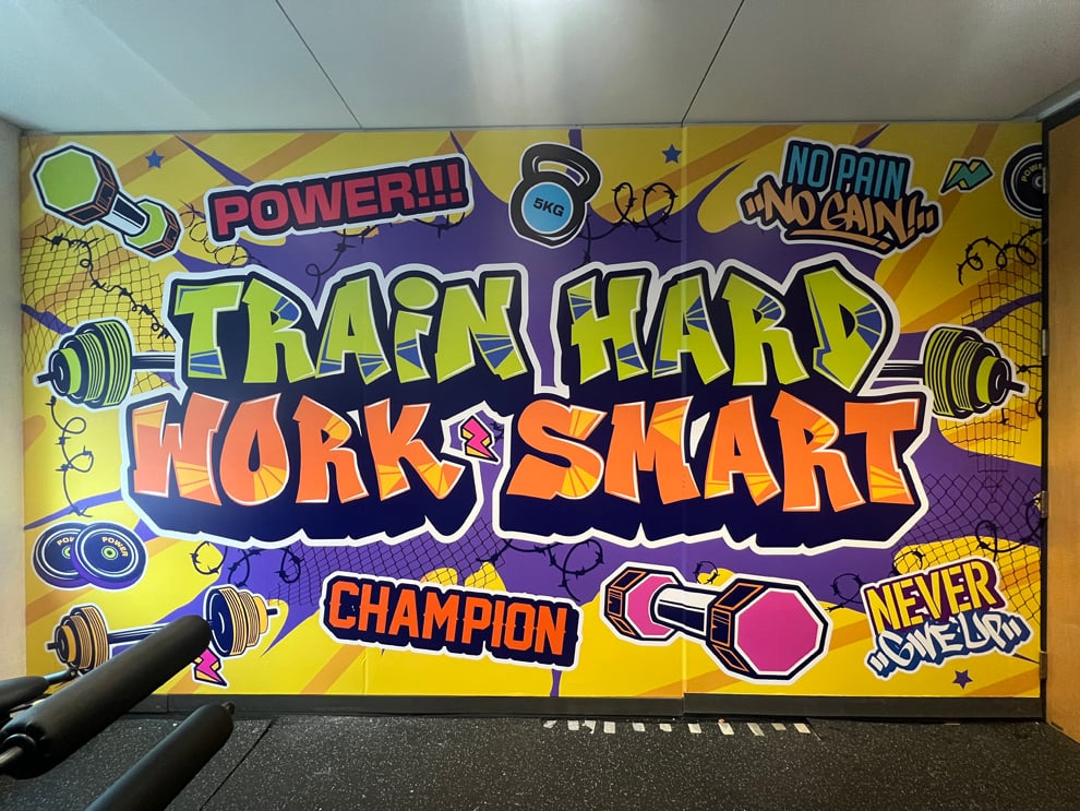 Custom sports facility signage and wall graphics in Charlotte, NC