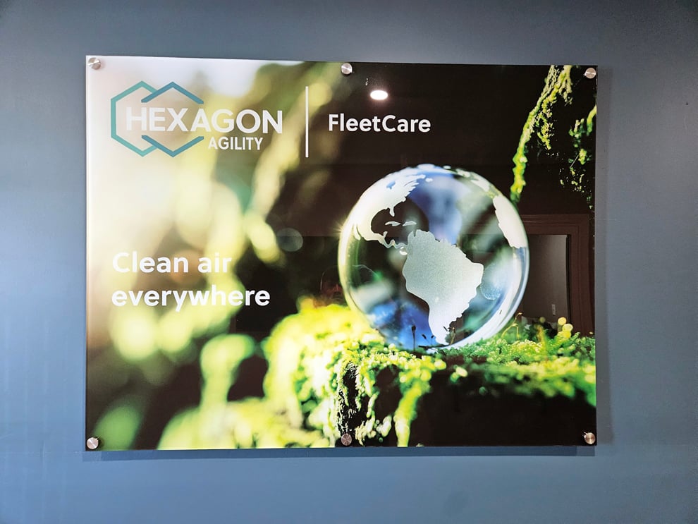 Standoff Mounted Signs in Concord, NC designed and installed for commercial office branding and décor