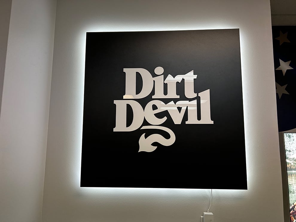 Standoff Mounted Signs in Hickory, NC designed and installed with LED backlit features for commercial branding