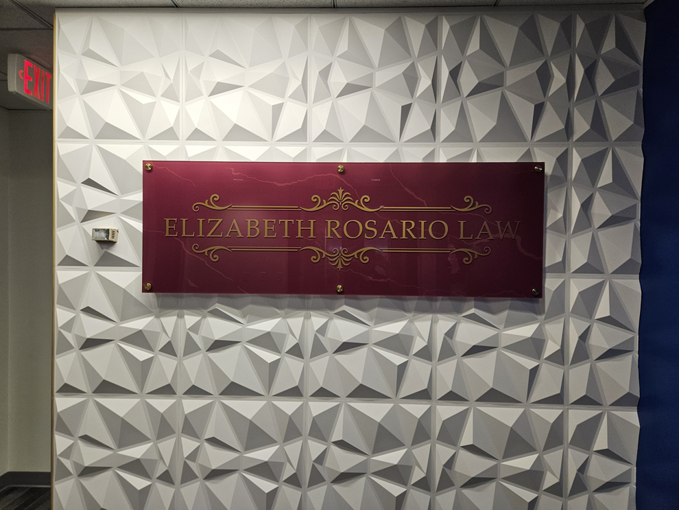 Standoff Mounted Signs in Salisbury, NC designed and installed for business offices and workplace branding