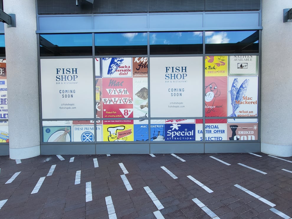 Corporate storefront graphics and signage installation Salisbury, NC