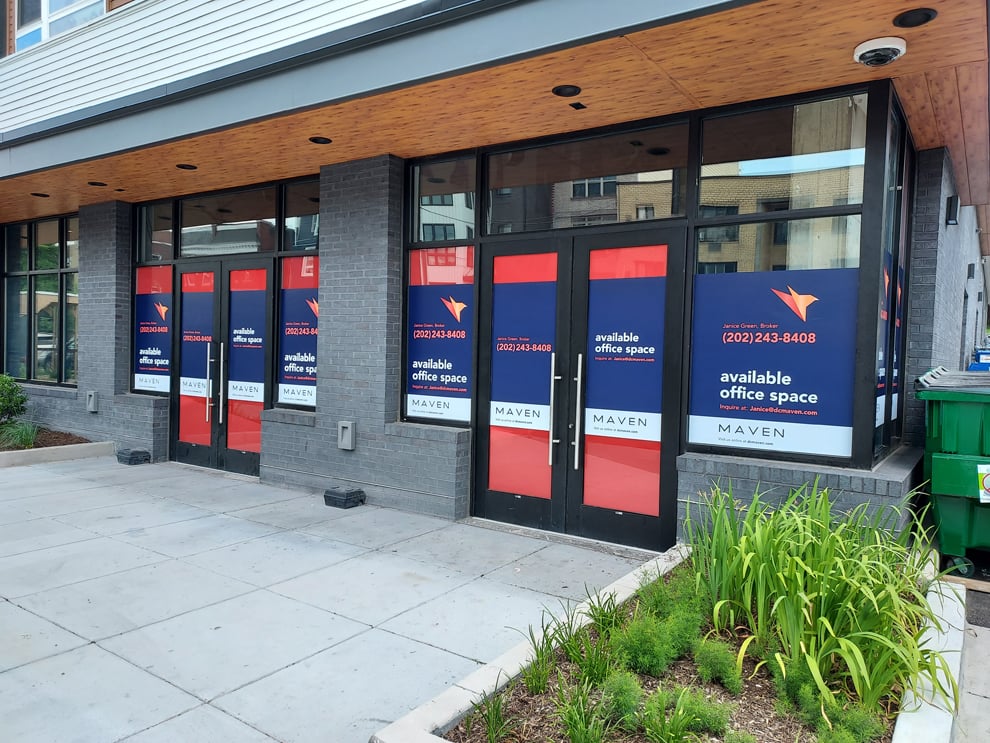 Vinyl storefront graphics for business branding in Statesville, NC