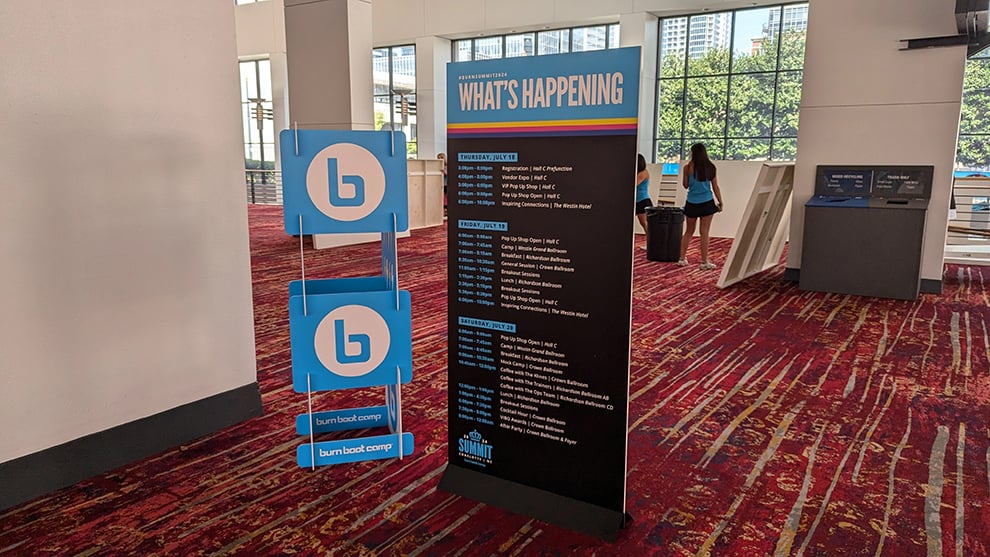 Event Wayfinding Signs in Charlotte, NC