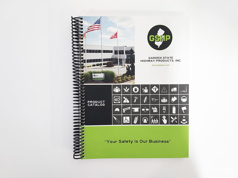 Training Manuals in Charlotte, NC printed and bound with durable plastic coil for long-term use