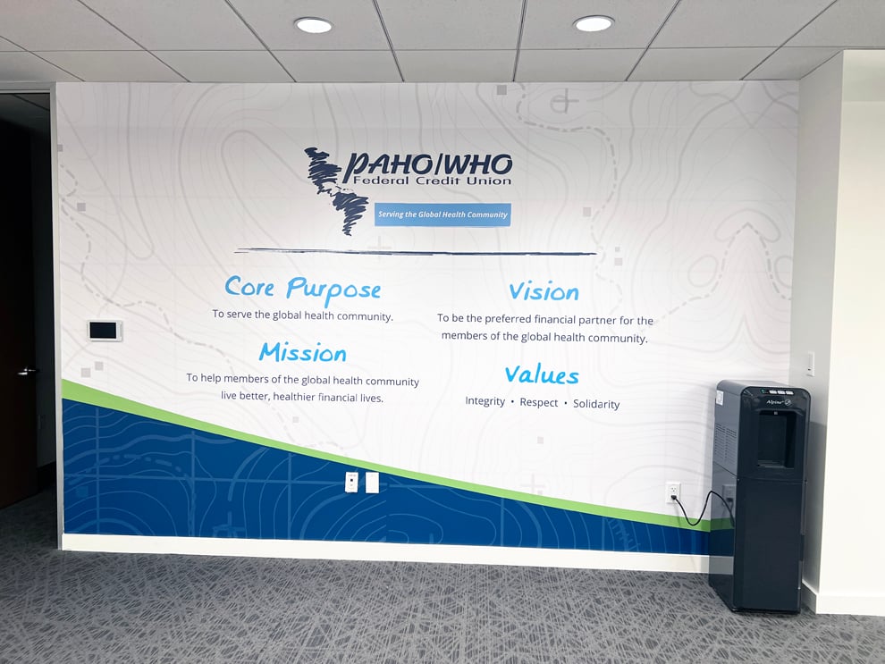 Wall displays for corporate spaces in Charlotte, NC