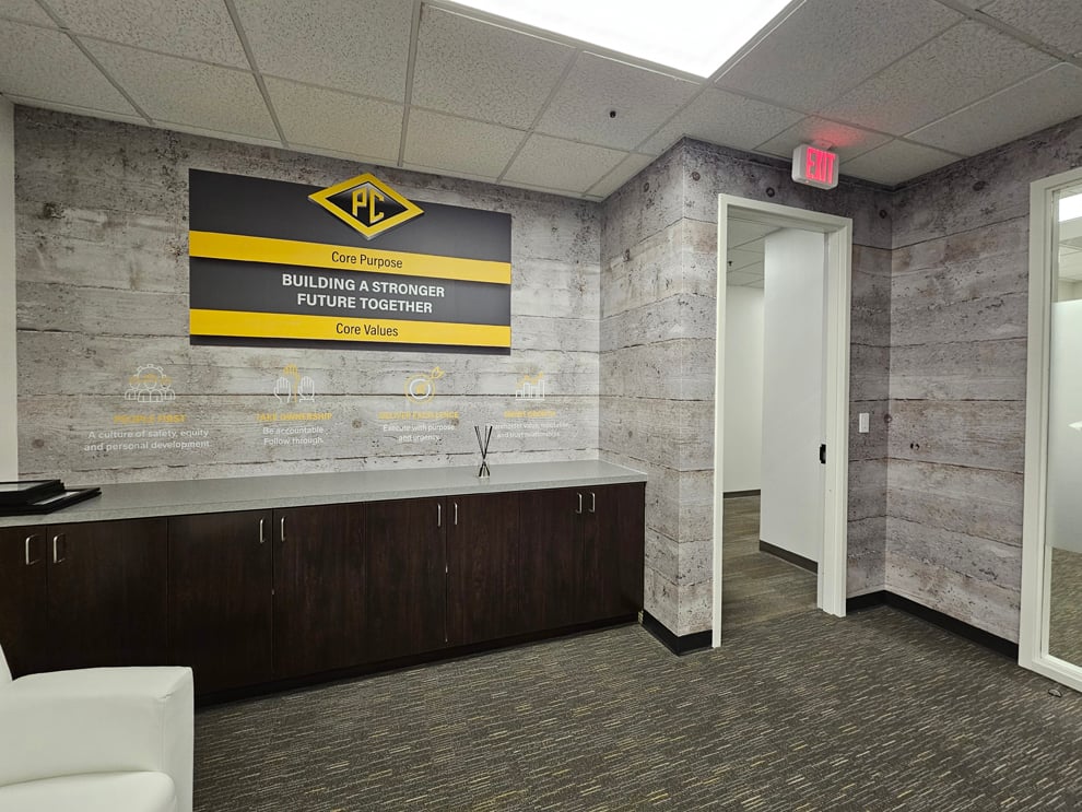 Creative wall displays for offices in Gastonia, NC