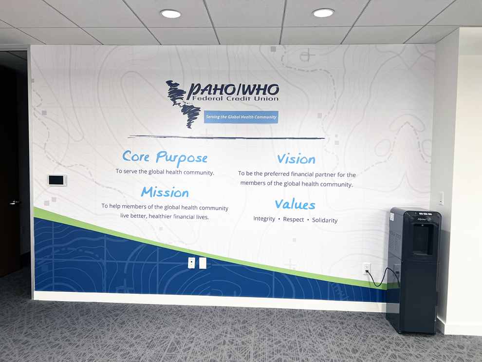 Wall displays for corporate spaces in Mooresville, NC