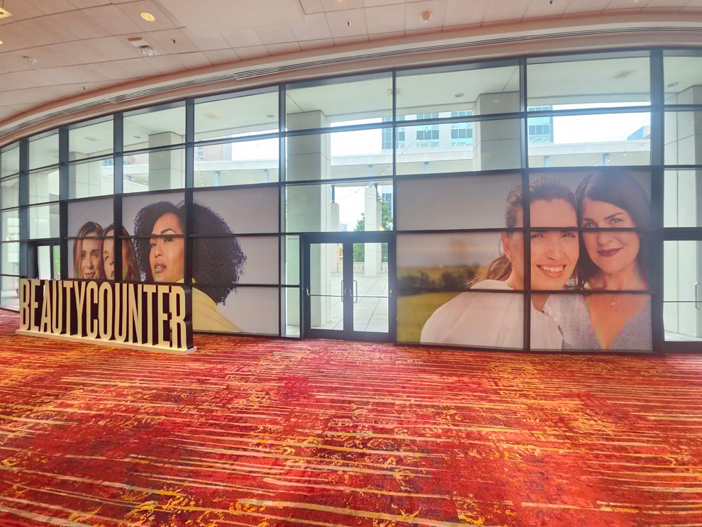 Window Graphics in Rock Hill, SC designed and installed for corporate and retail interiors