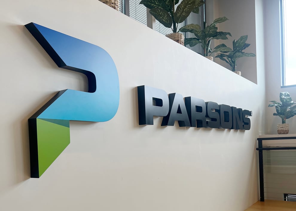 Sign Maker in Fort Mill, SC designed and installed custom wall signage for offices