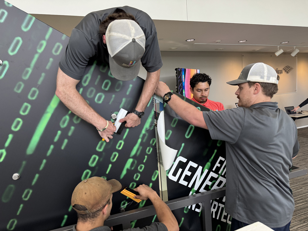 Custom sign installation services for business interiors in Charlotte NC